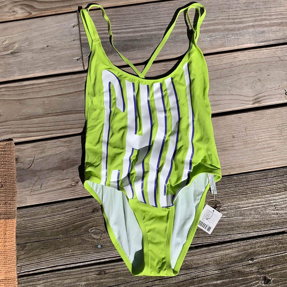 Urban Outfitters Neon “chill” One Piece